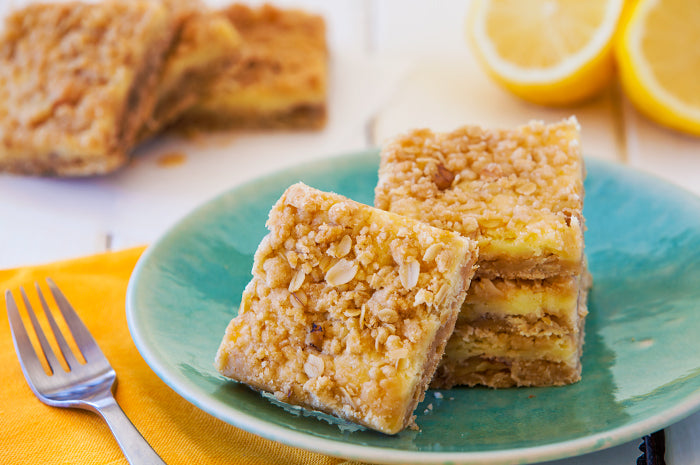 Zesty Lemon Oat Squares — Pack of 6